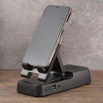 product_image_name-Generic-Support Téléphone 5-en-1 Multifonction - Haut-Parleur Bluetooth Intégré - Chargeur de Secours - Support Pliable et Ajustable pour Bureau-6