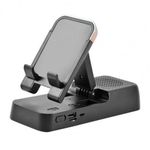 product_image_name-Generic-Support Téléphone 5-en-1 Multifonction - Haut-Parleur Bluetooth Intégré - Chargeur de Secours - Support Pliable et Ajustable pour Bureau-7
