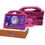 product_image_name-Atouch-Tablette enfant KD56 Avec Sac au Dos 8 pouces haute qualité à bas prix, 8 Go + 256 Go, Android, jeux éducatifs, prise de photos, avec coffret cadeau crayon, Clavier, réseau 5G, double SIM Couleur : Rose-1