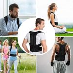 Generic Correcteur de Posture Réglable – Ceinture de Maintien Dos 8756 - image 3