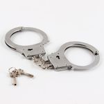 Generic Menottes/Équipement De Garde De Sécurité Menottes Avec Clé De Rechange - image 5