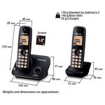 Panasonic Téléphone fix baladeur Duo Panasoni - image 3