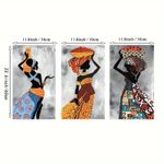 product_image_name-Generic-3pcs Peinture murale de femme africaine, impression sur toile murale-8