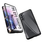 product_image_name-Generic-Coque Magnétique Compatible Samsung Galaxy S22 Avant et Arrière Verre Trempé Transparent-2