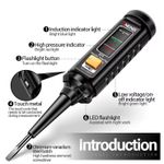 product_image_name-Generic-Stylo de Test à Induction Lumière Couleur Surlignée Détection de Tension CA Professionnelle Outils de Test de Tournevis Électricien-2