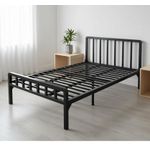 product_image_name-Fashion-Cadre de lit métallique 2 places Montage facile TC140-2