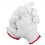 product_image_name-Generic-Gants En Coton Tricotés-manutention Durable-blanc X 12paires-3