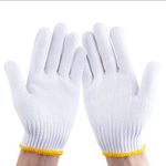 product_image_name-Generic-Gants En Coton Tricotés-manutention Durable-blanc X 12paires-7