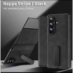 Coque Samsung Z trifold noir rabat