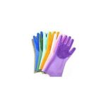 product_image_name-Generic-Gant de Brosse à Vaisselle en Silicone, Outils De Nettoyage D'ustensiles De Cuisine-Violet-2