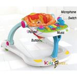 product_image_name-Generic-Trotteur Évolutif Multifonction 4-en-1 (Assis / Pousser) - Plateau de Jeu Amovible (Musique & Lumières), Station d'Alimentation - Base Large et Sécurisée-2