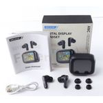 Generic Ecouteurs Sans Fil Bluetooth ANC LX 10 Avec Boitier Ecran Tactile LCD Noir - image 2