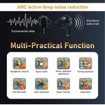 Generic Ecouteurs Sans Fil Bluetooth ANC LX 10 Avec Boitier Ecran Tactile LCD Noir - image 4