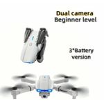 Generic E99 Drone Pliable avec Système Anti-Obstacles et Double Caméra HD