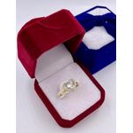 Bague De Fiançailles Plaqué Or