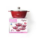 product_image_name-Generic-Royal Dessini Casseroles Antiadhésives 10 Pcs -Rouge-1