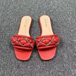 Generic Sandale plate rouge