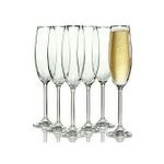 Magnifique Lot De 6 Coupes De Verre Transparent