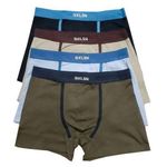 Kalusini 4 caleçons boxers homme - Coton - 