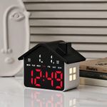 Generic Réveil numérique LED en forme de maison - image 3