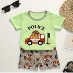 product_image_name-Fashion-Ensemble Deux Pièces Pour Bébé- T-shirts et shorts à manches courtes imprimés de dessins animés-7