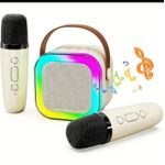 Enceintes sans fil Bluetooth avec microphone, mini portable