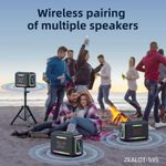 Zealot S95 – Enceinte Bluetooth Portable avec LED multicolores et sangle - image 6