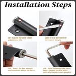 product_image_name-Generic-   Ferme-porte automatique en acier inoxydable 1 pièce avec vis et clé-2