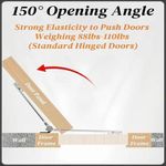 product_image_name-Generic-   Ferme-porte automatique en acier inoxydable 1 pièce avec vis et clé-4