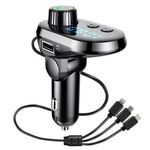 Generic Bluetooth Kit Transmetteur Sans Fil Pour Voiture Q15 - Noir