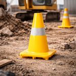 product_image_name-Generic-Cône de Signalisation Routière Réfléchissant 30 cm – Haute Visibilité-1