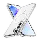 Coque Magsafe Transparent Compatible Samsung Galaxy A55 Avec antichoc - Transparent