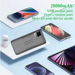 Generic Banques d'alimentation mobiles avec chargeur rapide Type C 22,5W 20kmah - image 4