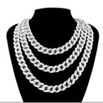 product_image_name-Generic-Chaîne Bling Bling Pendentif En Zircons HH-3