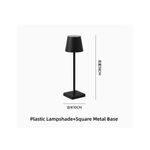 product_image_name-Generic-Chic Lampe de Table LED à Pied tactile sans fil rechargeable en acier inoxcitable-2
