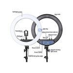 product_image_name-Generic-PUISSANT Anneau Lumineux 21-24  Pouces Avec Trépied Et Support De Téléphone, 3000K-6000K Dimmable Bicolore LED Anneau Lumineux Pour Maquillage Selfie Vlog YouTube Contrôle De Caméra Vidéo Avec Télécommandes-4