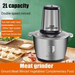 product_image_name-Generic-2L Hachoir électrique Multifonctionnel Coupe légume fruit viande mini mixeur mélangeur portable-1