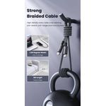 product_image_name-Usams-Câble de charge rapide et de transfert de données SJ757 PD 30 W en alliage d’aluminium, USB-C vers Lightning, série bicolore, 1,2 m-5