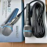 Generic AREABLE  Shure Beta Microphone De Studio Avec Fil Noir