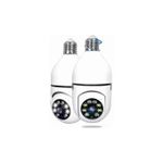 Generic Ampoule Caméra de Surveillance Vision Nocturne Caméra Maison Sans Fil - image 2