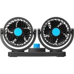 product_image_name-Generic-Ventilateur De Véhicule à Double Tête Rotatif à 360 Degrés-2