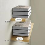 product_image_name-Generic-Une Paire Étagères flottantes murale décoratifs(un 25cm x 23cm)et(30cm ×23cm). épaisseurs4cm-5