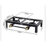 product_image_name-Generic-Réchaud de Camping à Gaz Portable à Double Brûleur pour Barbecue, Cuisson Facile à Utiliser-5