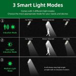 Generic Lampe solaire LED murale avec détecteur de mouvement - image 3