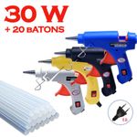 product_image_name-Generic-30W Pistolet à Colle Chaude +20 Bâtons De Colle-1