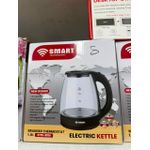 SMART TECHNOLOGY Bouilloire Electrique En Verre Transparent 1,8L-Blanc