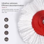 product_image_name-Generic-Turbo Ensemble Serpillère Et Seau En Microfibre Avec Seau à Pédale Et 6 Tampons En Microfibre, Serpillère Rotative à 360° Pour Nettoyer Les Sols, Essoreuse, Lot De 1 Serpillère Et 1 Seau-5