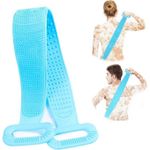 Generic Super Éponge De Bain En Silicone, brosse de douche exfoliante pour le dos. - image 2