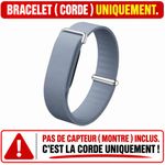 Bracelet en Silicone elegant compatible Google  Fitbit Air – Gris ( PAS DE MONTRE INCLUSE)