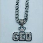 Chic Chaîne Bijoux Colliers Cubaine Strass Or Chaîne Luxueuse Bling